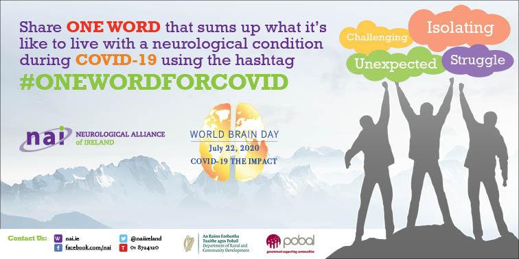 One Word for COVID poster