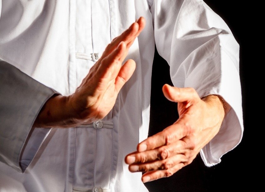 Photo of hands of person doing Tai Chi