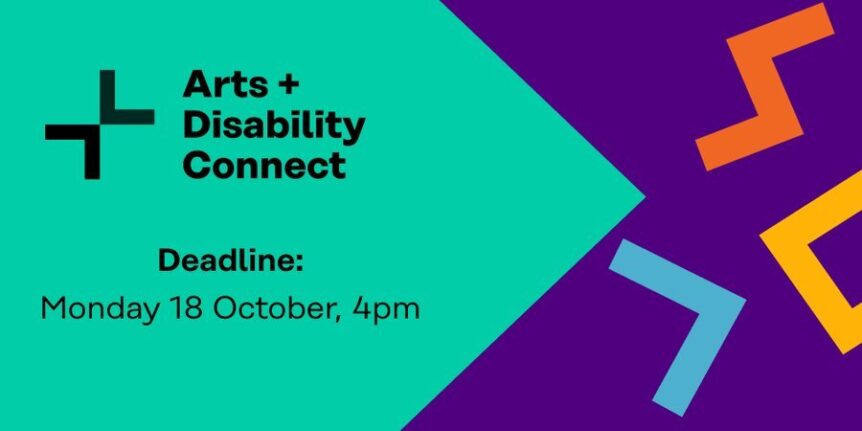 Arts & Disability Connect Scheme flyer