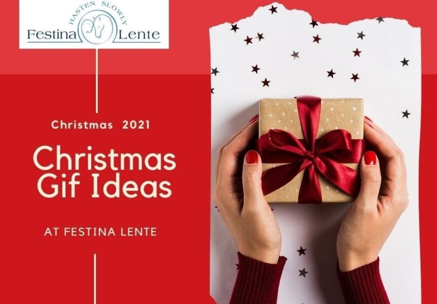 Poster Festina Lente Christmas Gift ideas
