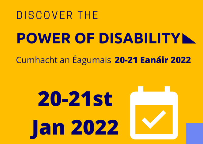 AHEAD Power of Disability event poster