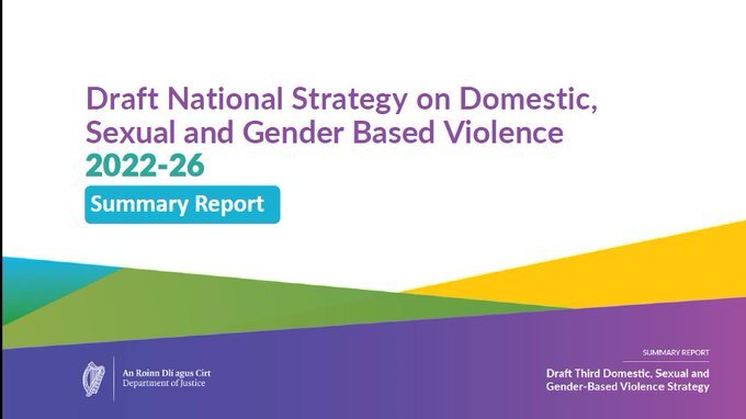Image words Draft National Strategy on Domestic, Sexual and Gender Based Violence 2022-26