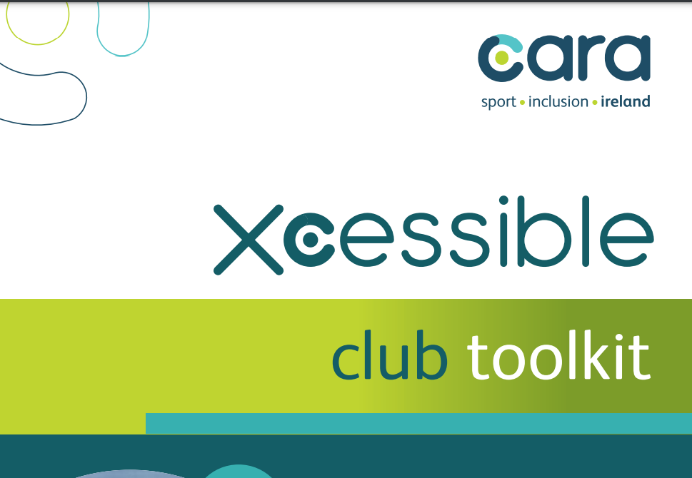 Cover of Cara Xcessible Club Toolkit with Cara logo and words Xcessible club toolkit.